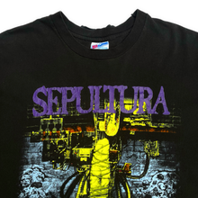Load image into Gallery viewer, Vintage Sepultura 1993 Chaos AD T Shirt
