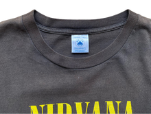 Load image into Gallery viewer, Vintage Nirvana 1992 Smiley Face T Shirt