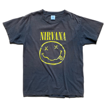 Load image into Gallery viewer, Vintage Nirvana 1992 Smiley Face T Shirt