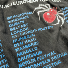 Load image into Gallery viewer, Vintage Obituary Cause Of Death 1991 Euro Tour Shirt