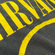 Load image into Gallery viewer, Vintage Nirvana 1992 Smiley Face T Shirt
