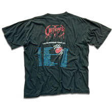 Load image into Gallery viewer, Vintage Obituary Cause Of Death 1991 Euro Tour Shirt