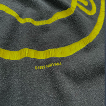 Load image into Gallery viewer, Vintage Nirvana 1992 Smiley Face T Shirt