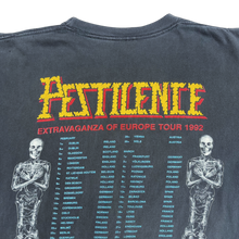 Load image into Gallery viewer, Vintage Pestilence Testimony of The Ancients 1992 Tour T-Shirt