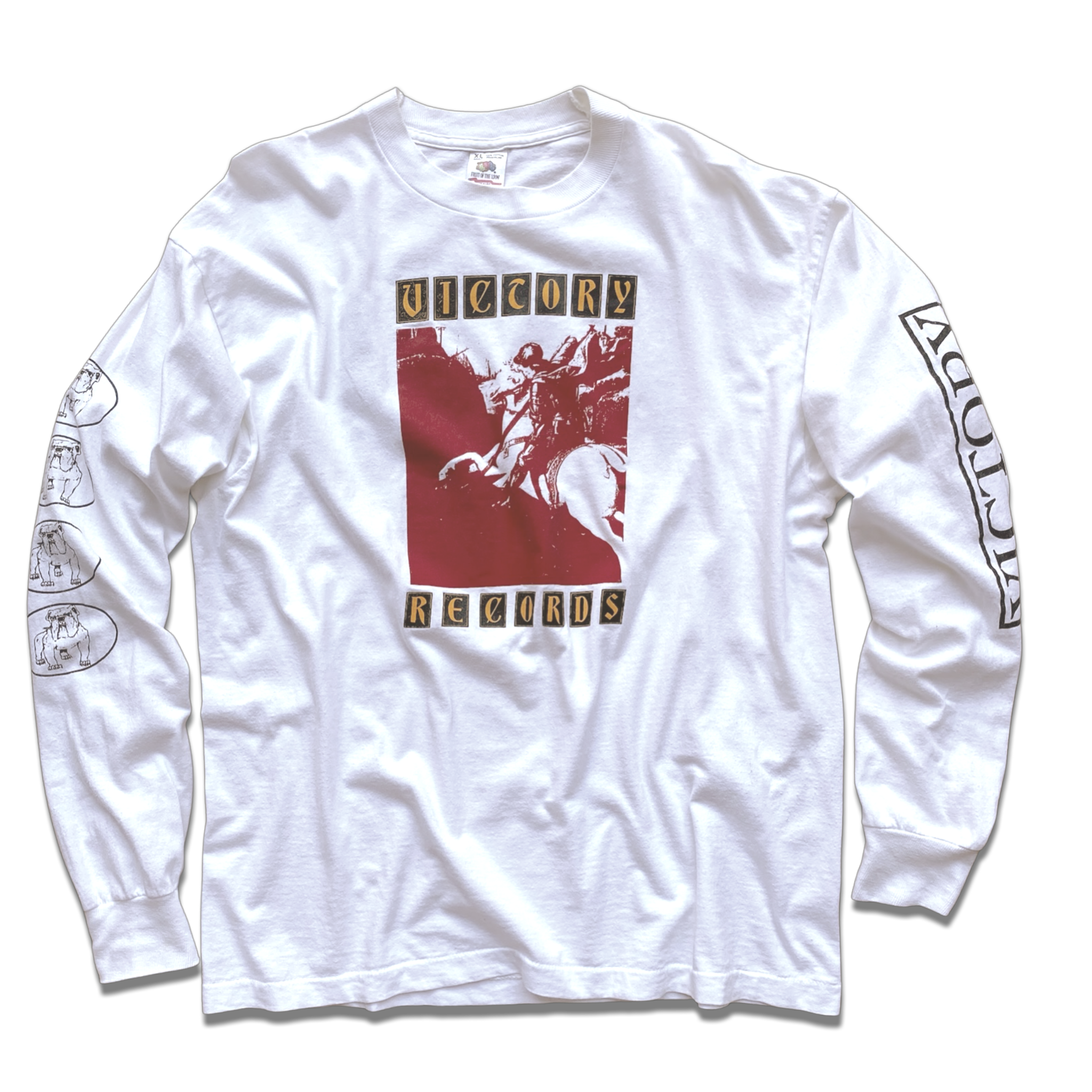 Vintage Victory Records Only The Strong 1995 Long Sleece – Fruit