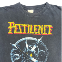 Load image into Gallery viewer, Vintage Pestilence Testimony of The Ancients 1992 Tour T-Shirt