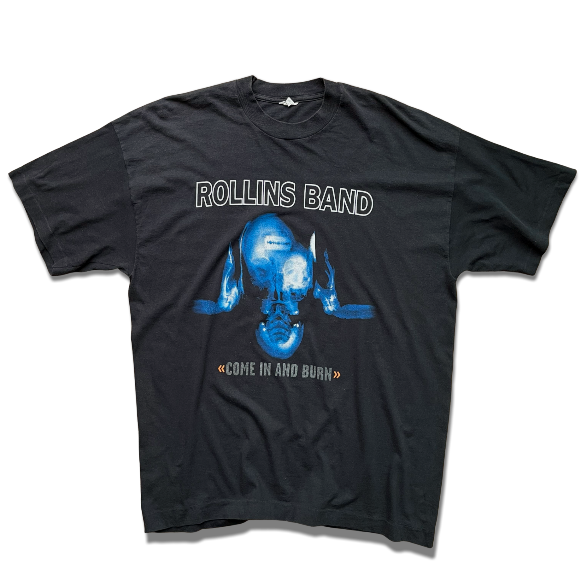 Rollins Band Come In And Burn Unisex Black T Shirt Size SML