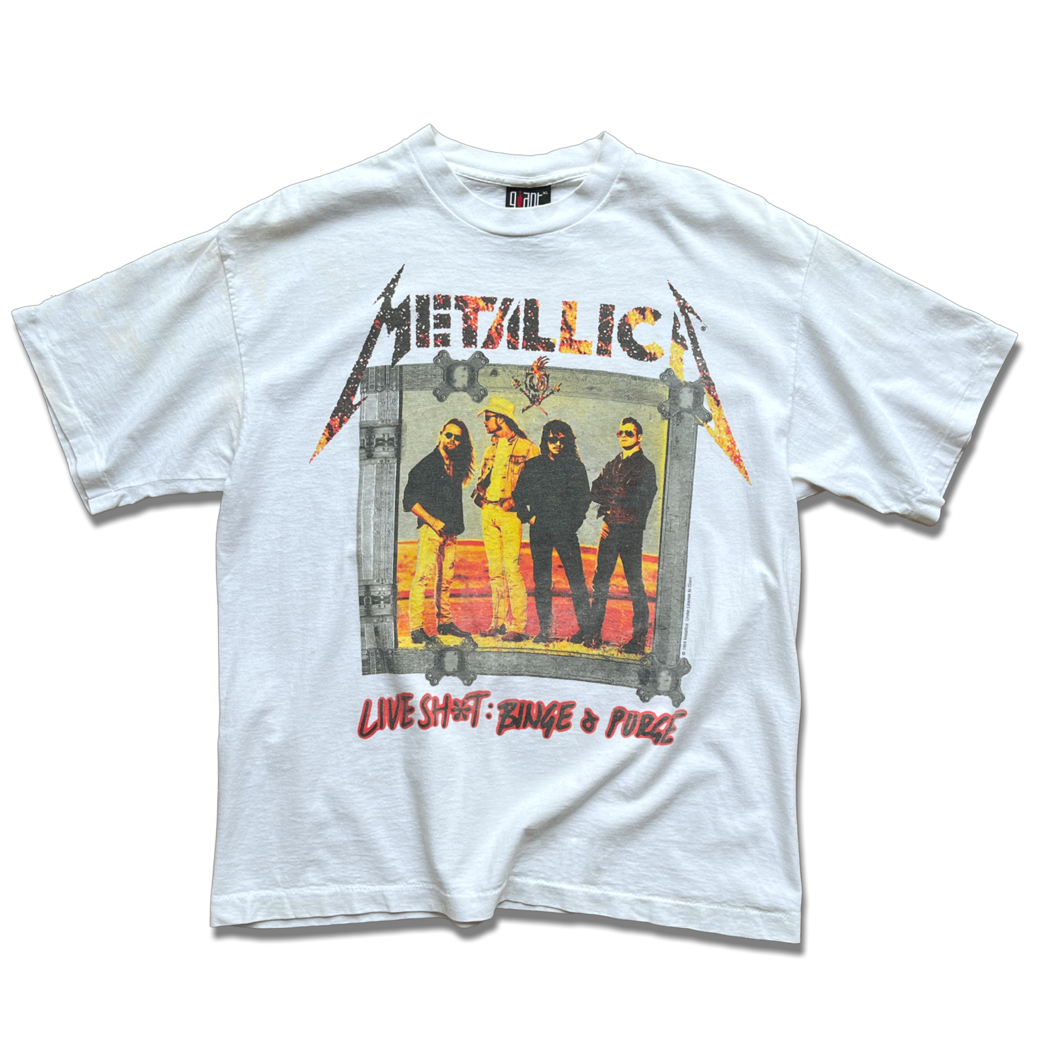 Vintage Metallica 1994 Binge and Purge T-Shirt