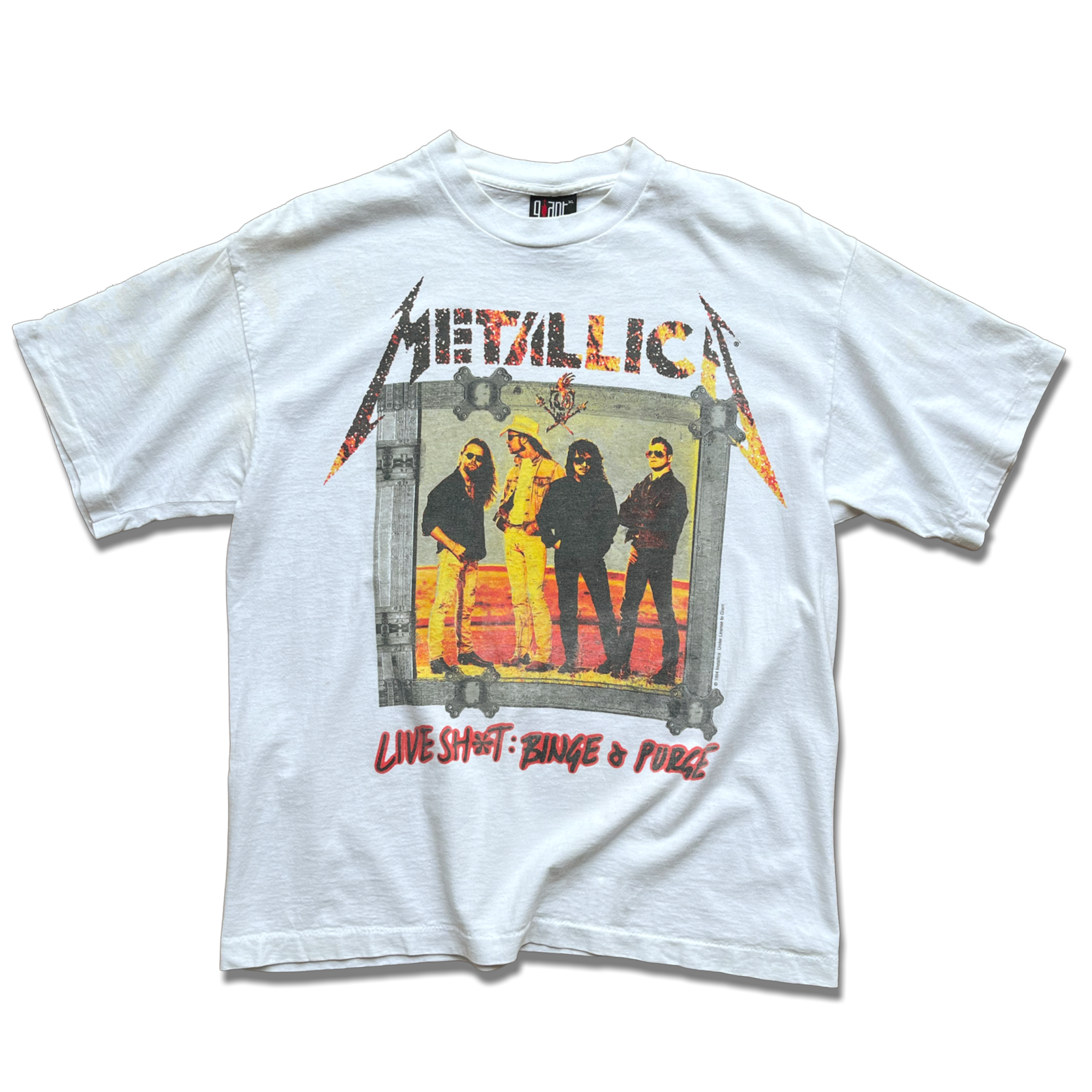 Vintage Metallica 1994 Binge and Purge T-Shirt – Fruit Of The Doom