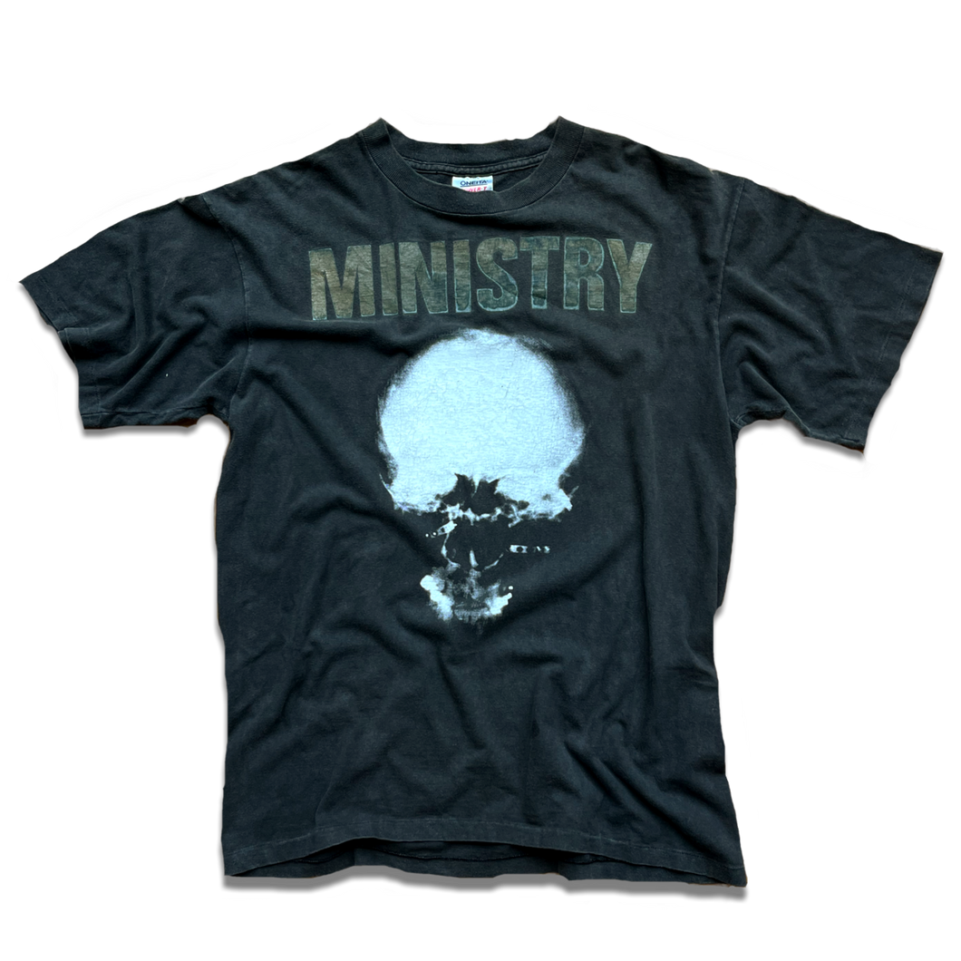 Vintage Ministry 1989 The Mind Is A Terrible Thing To Taste T-Shirt