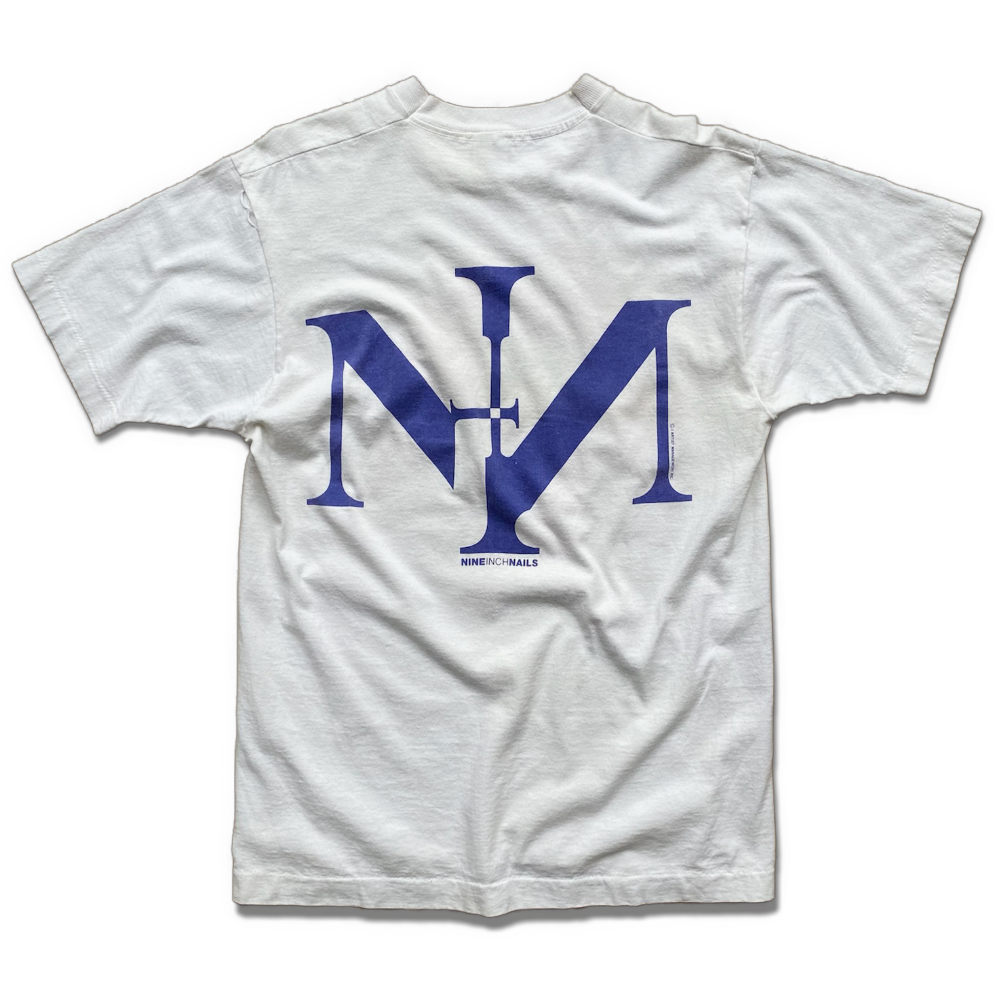 ミュージシャン VINTAGE 90s Nine Inch Nails Sin Tee Original vintage 1990 Nine Inch Nails Sin Shirt | WyCo Vintage