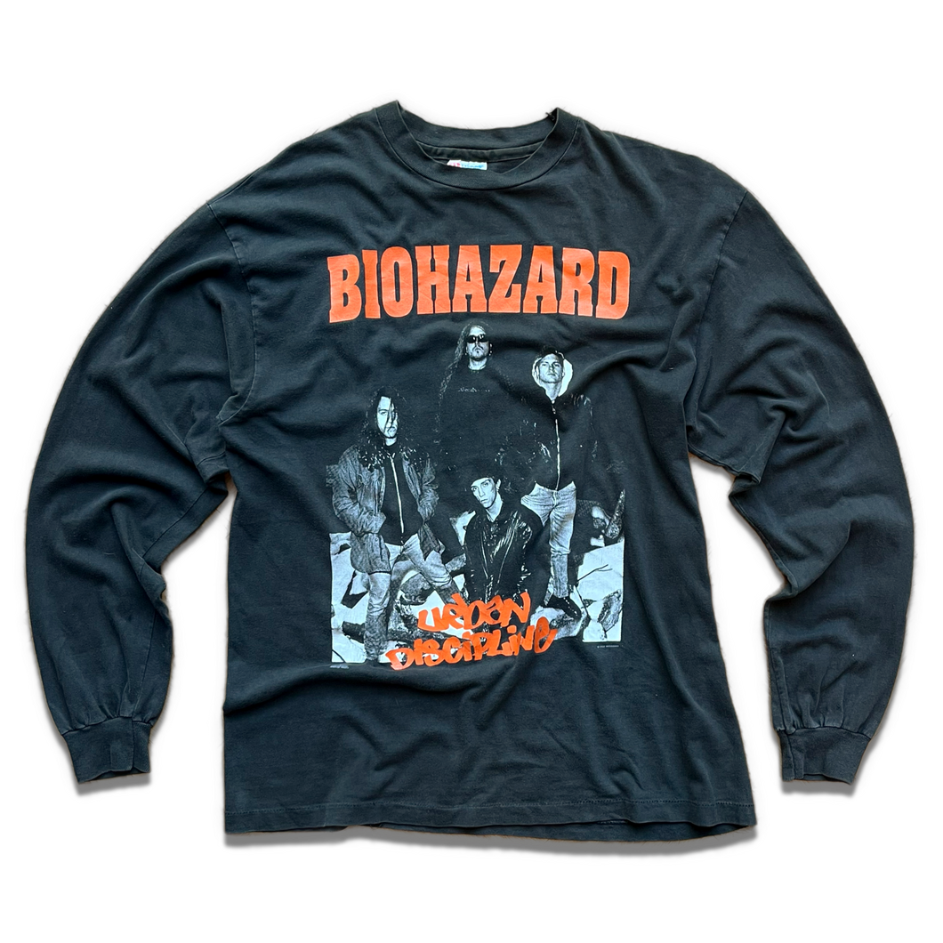 Vintage Biohazard Urban Discipline 1992 Long Sleeve