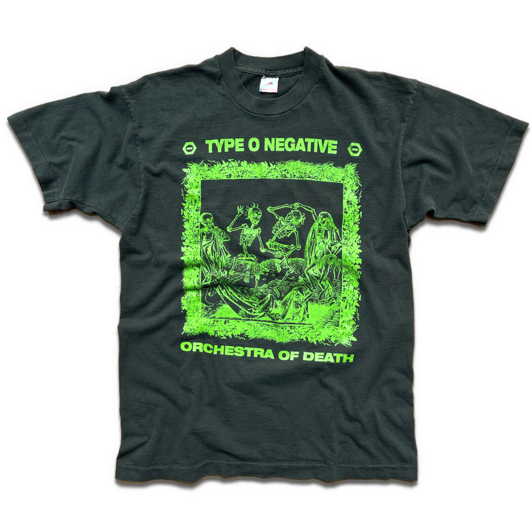 Vintage Type O Negative Orchestra of Death 1992 T Shirt Fruit Of