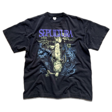 Load image into Gallery viewer, Vintage Sepultura 1993 Chaos AD T Shirt
