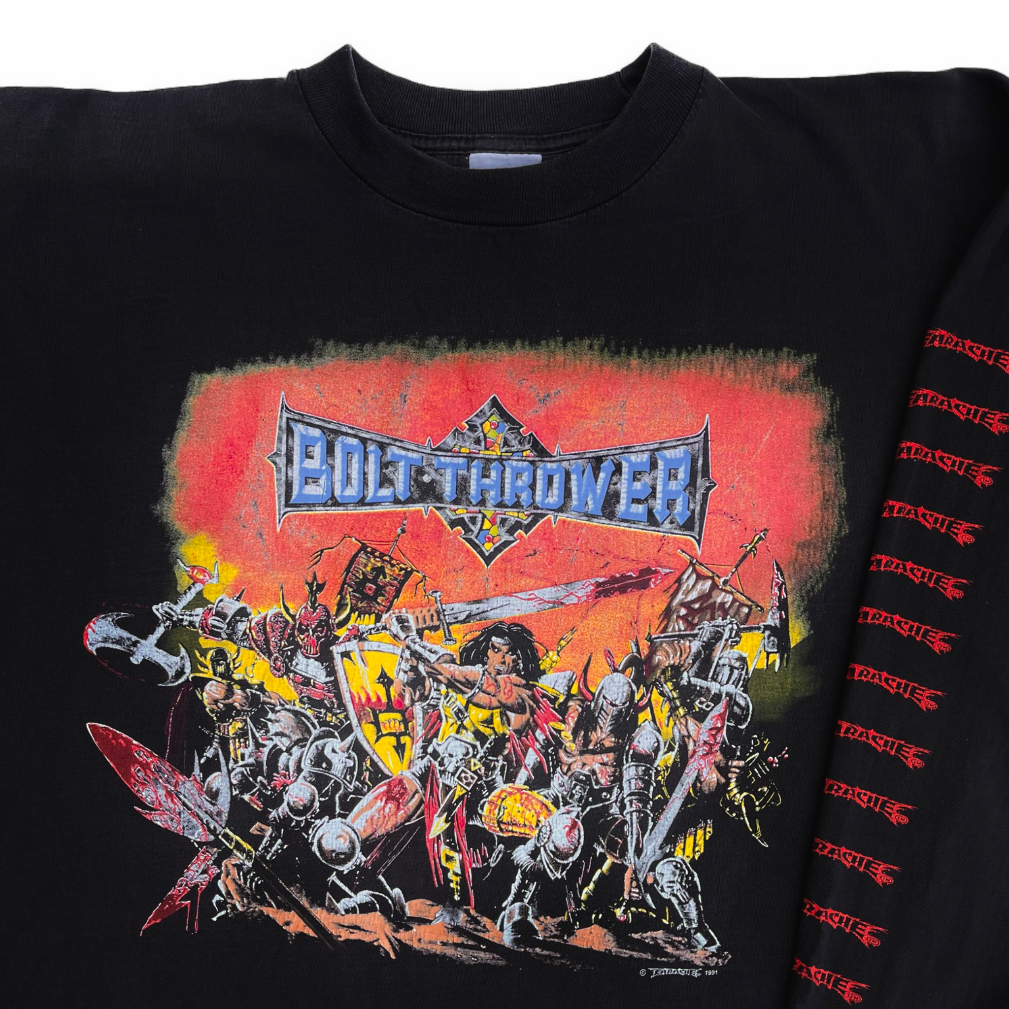 Vintage Bolt Thrower 1990 Warmaster Long Sleeve 🏆 – Fruit Of The Doom