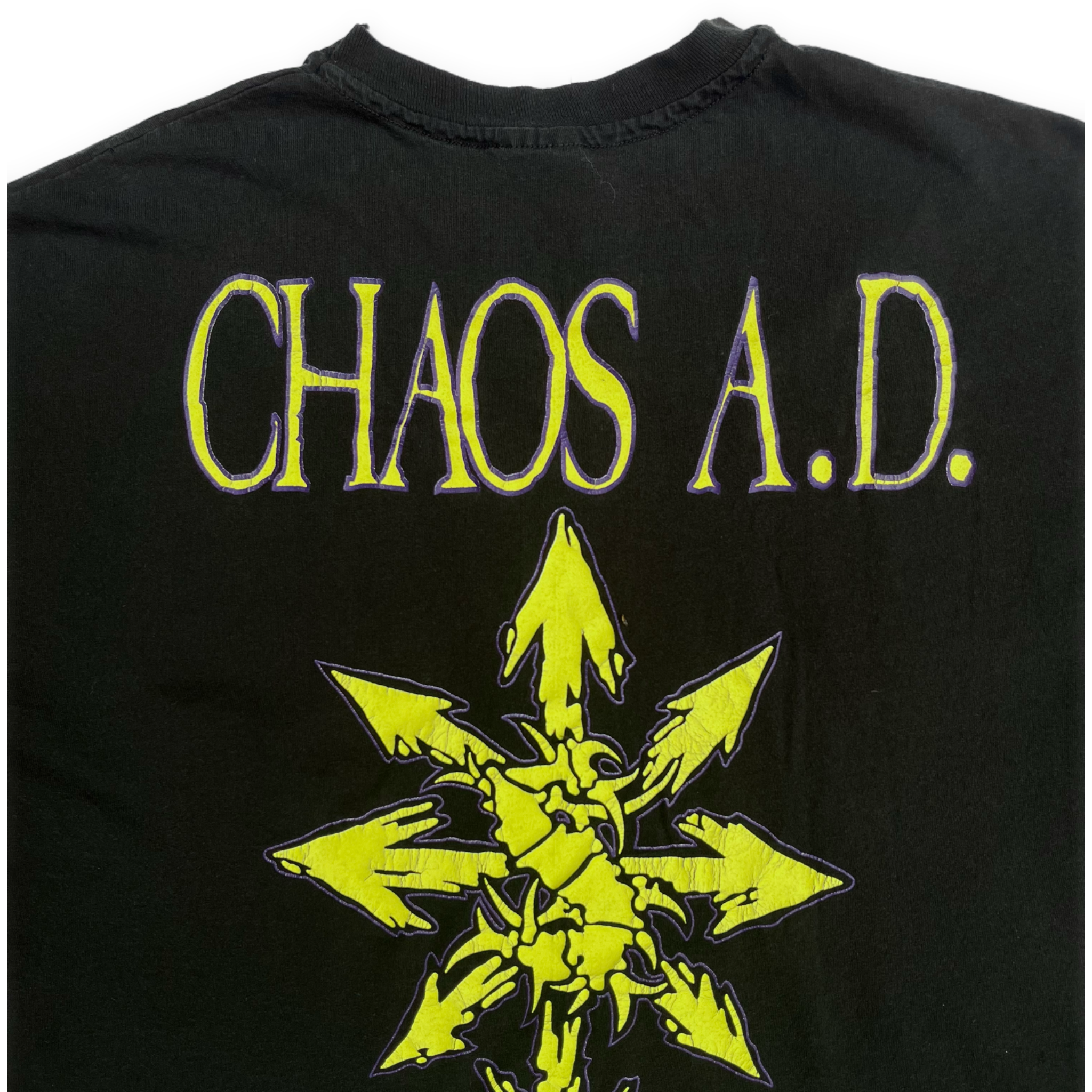 Vintage Sepultura 1993 Chaos AD T Shirt – Fruit Of The Doom Vintage Sepultura 1993 Chaos AD T Shirt – Fruit Of The Doom