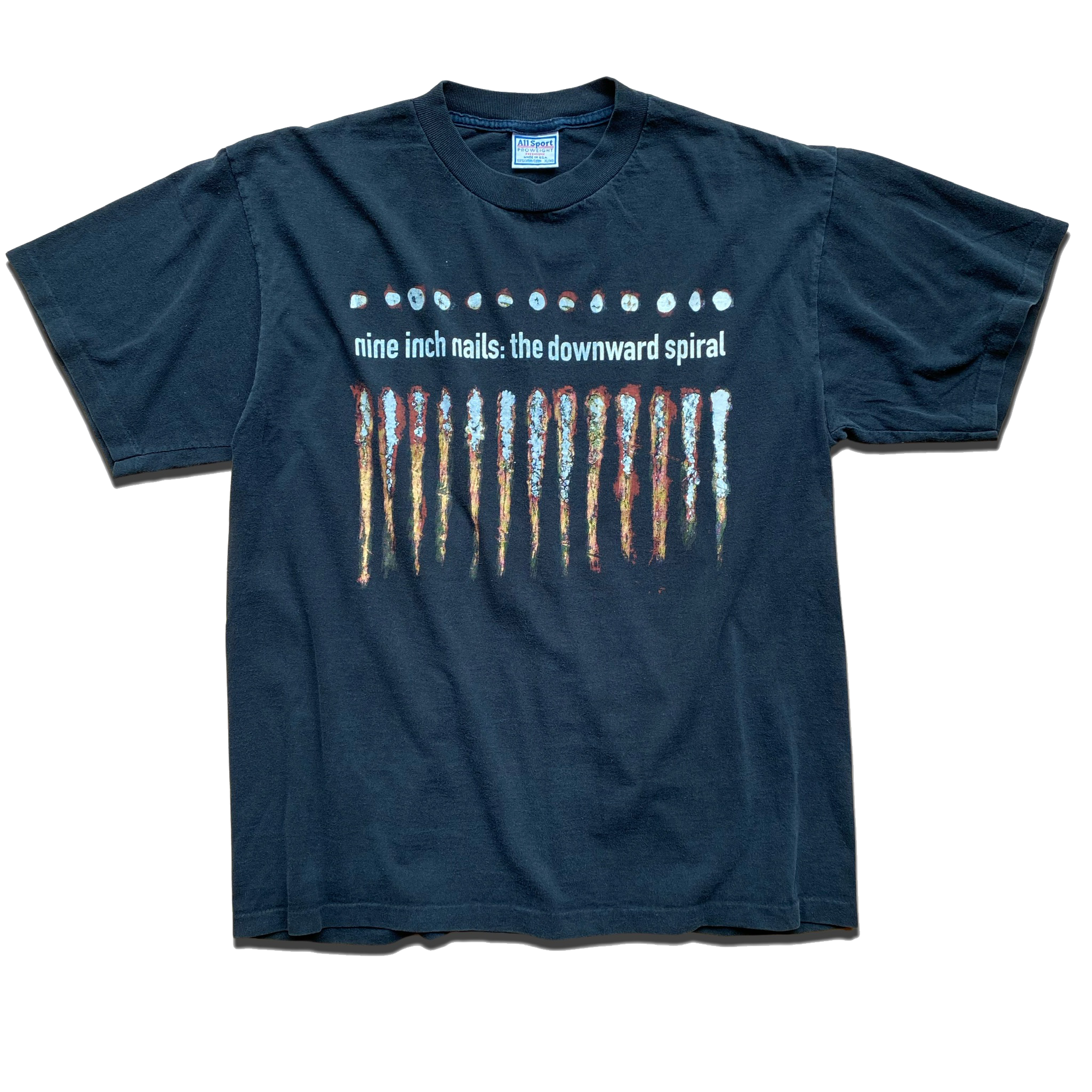 Vintage Nine Inch Nails 1994 The Downward Spiral T-Shirt – Fruit 