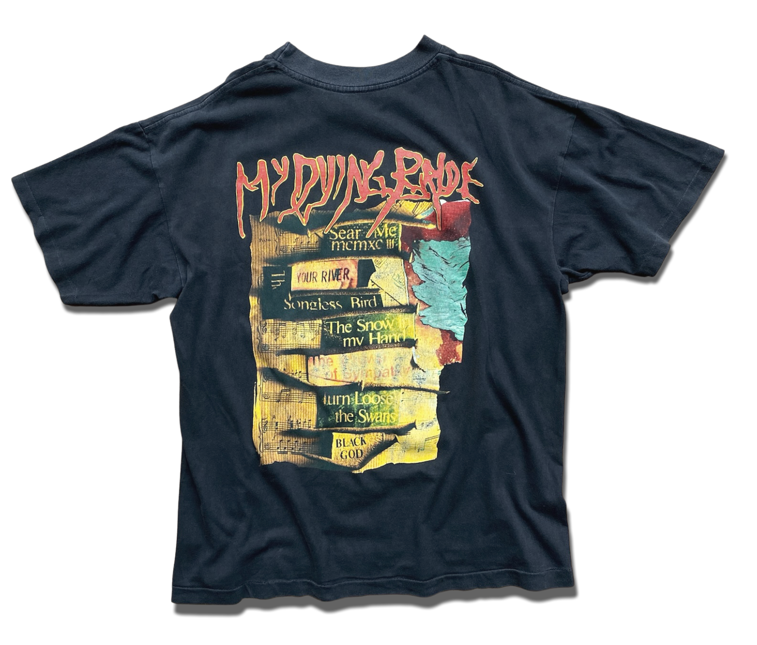 Vintage My Dying Bride 1992 Turn Loose The Swans T Shirt – Fruit