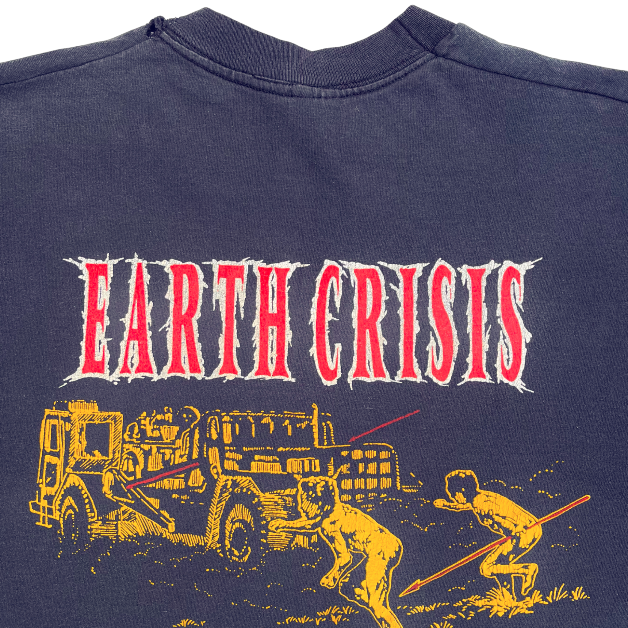Vintage Earth Crisis Destroy The Machines 1994 T-Shirt – Fruit Of