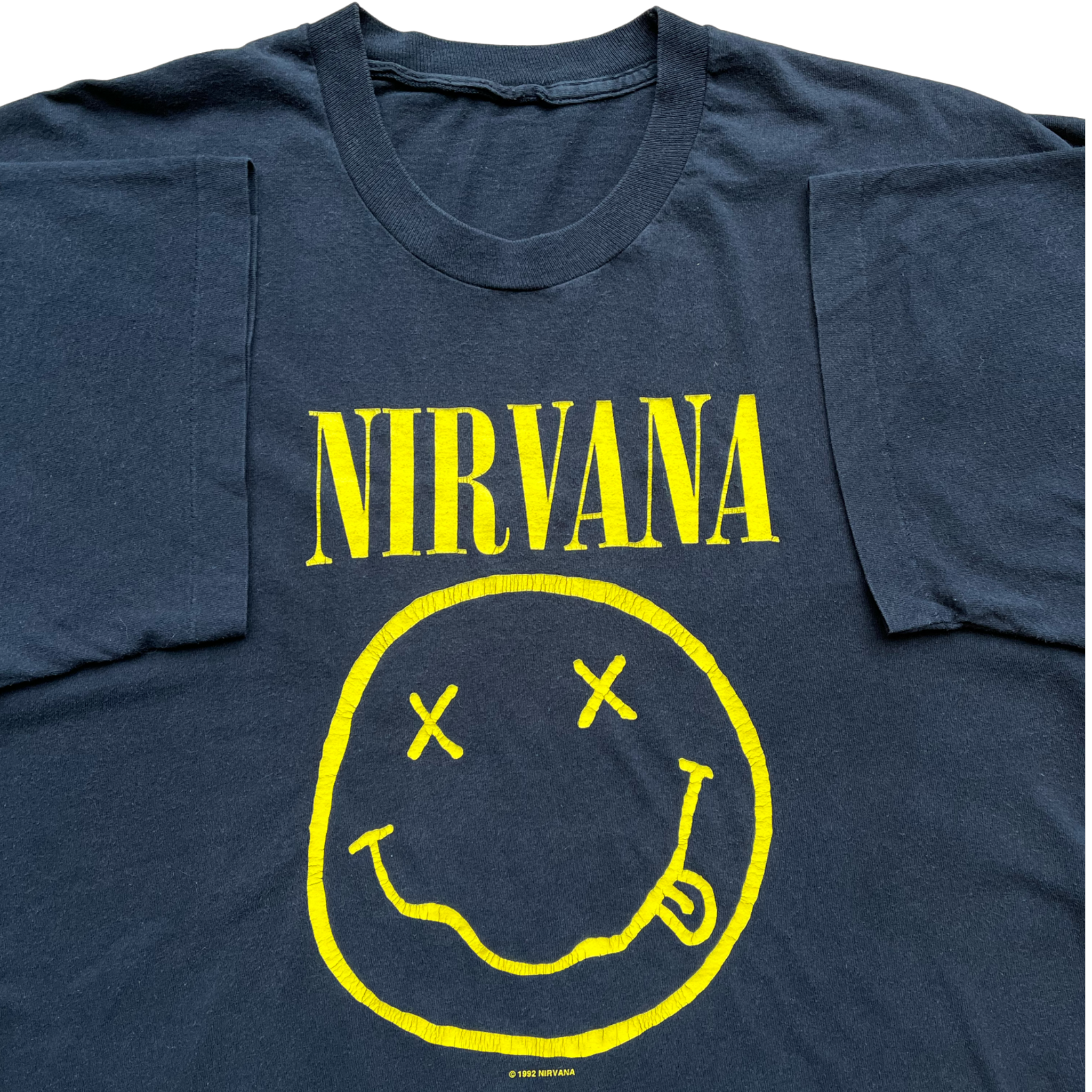Vintage Nirvana 1992 Smiley Face T Shirt – Fruit Of The Doom