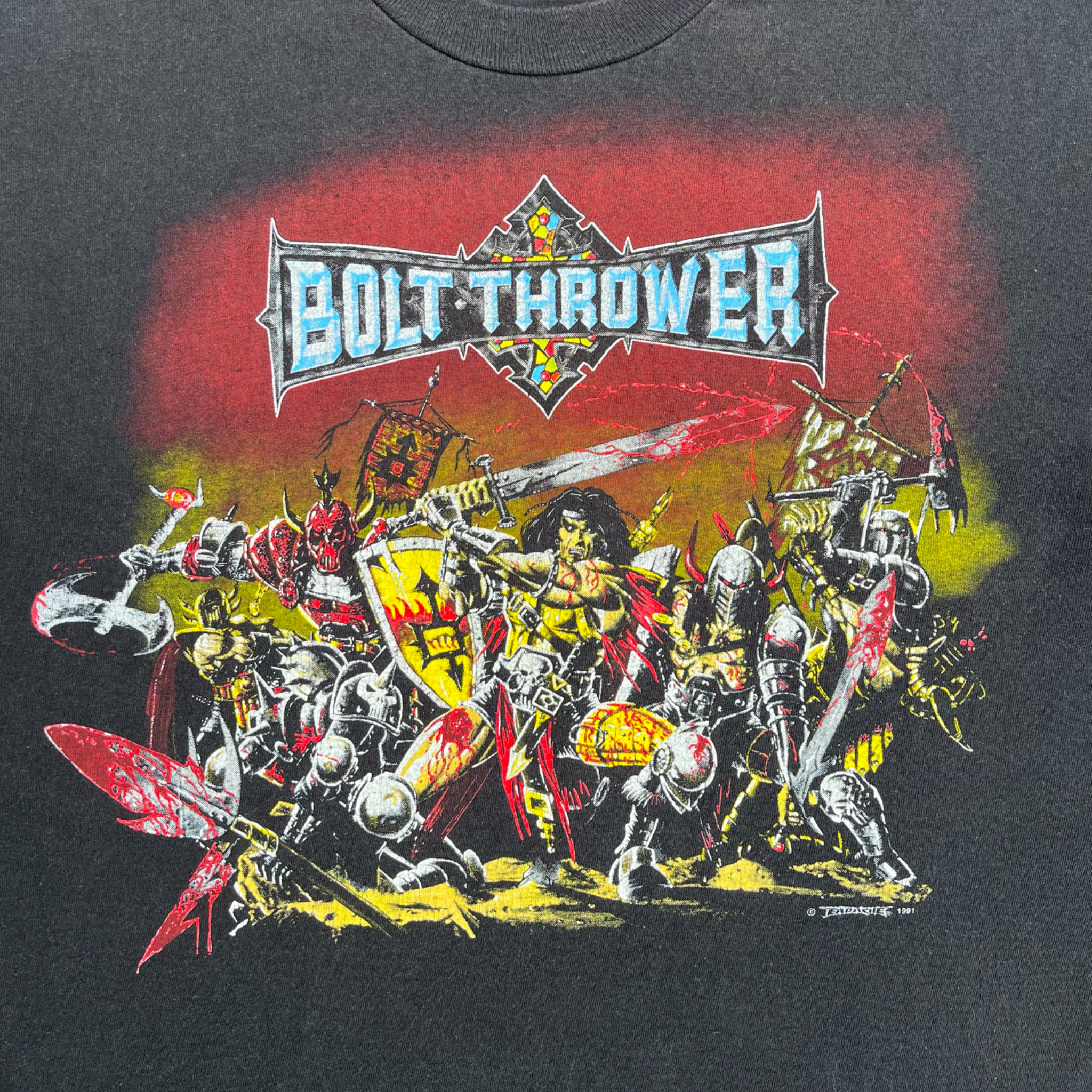 Vintage Bolt Thrower 1990 Warmaster T-Shirt 🏆 – Fruit Of The Doom