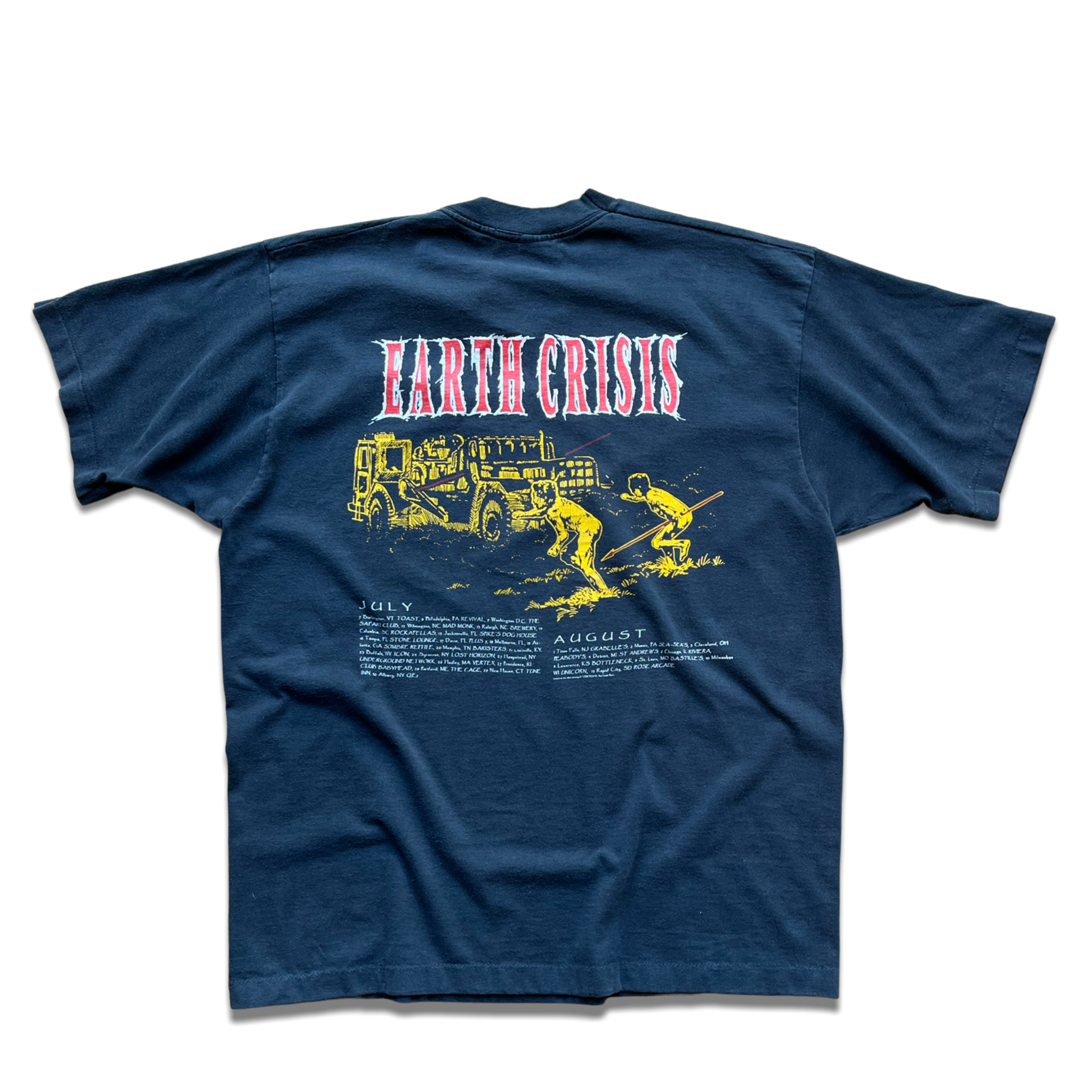 Vintage Earth Crisis Destroy The Machines 1994 T-Shirt – Fruit Of Vintage Earth Crisis Destroy The Machines 1994 T-Shirt – Fruit Of