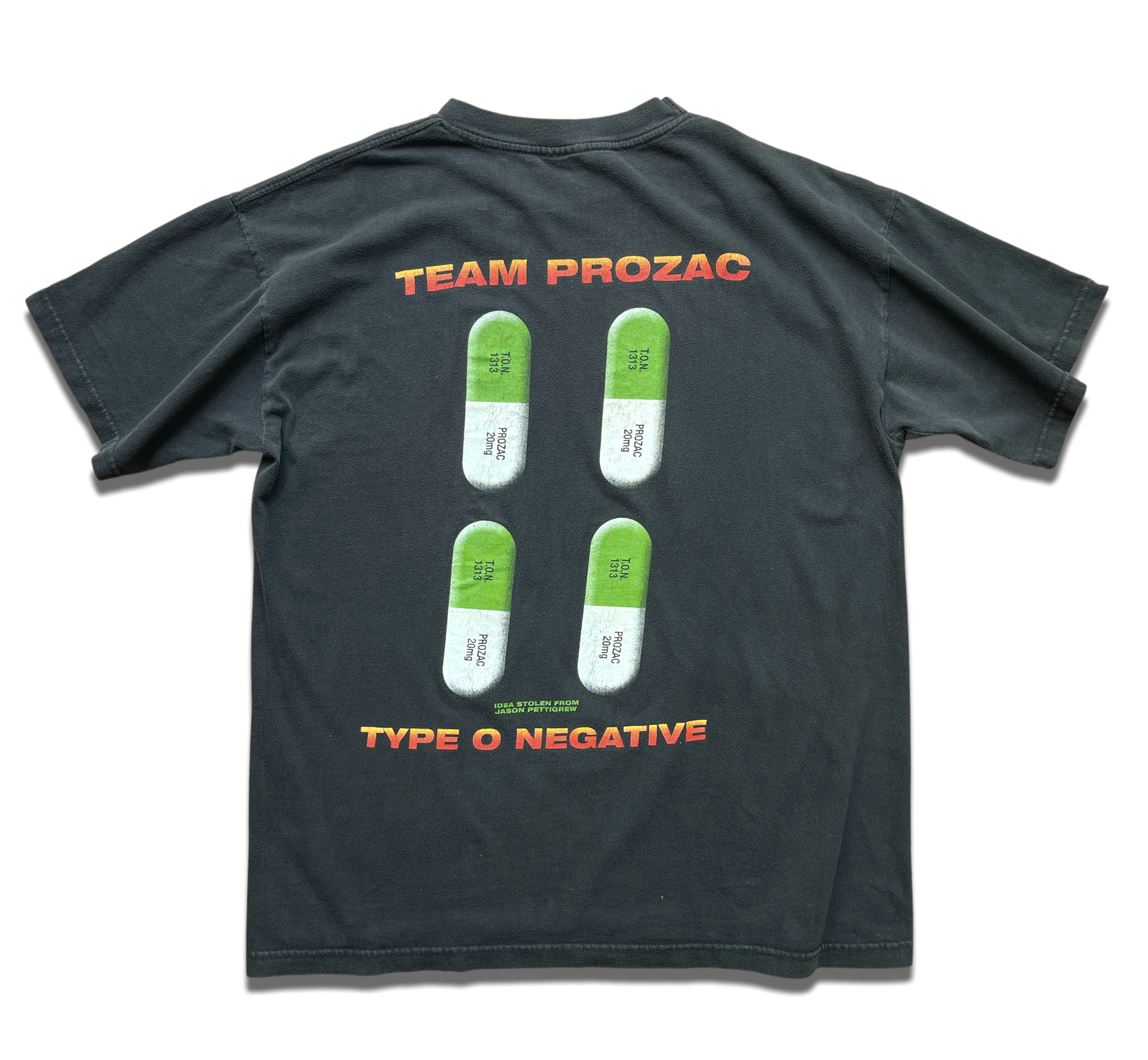 Vintage Type O Negative Team Prozac 1999 T-Shirt – Fruit Of The Doom