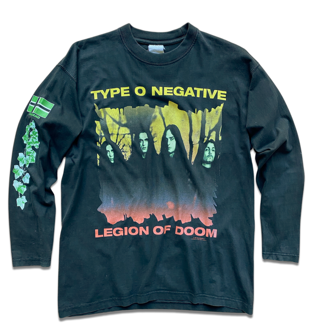 Vintage Type O Negative Legion Of Doom 1997 Long Sleeve 🏆