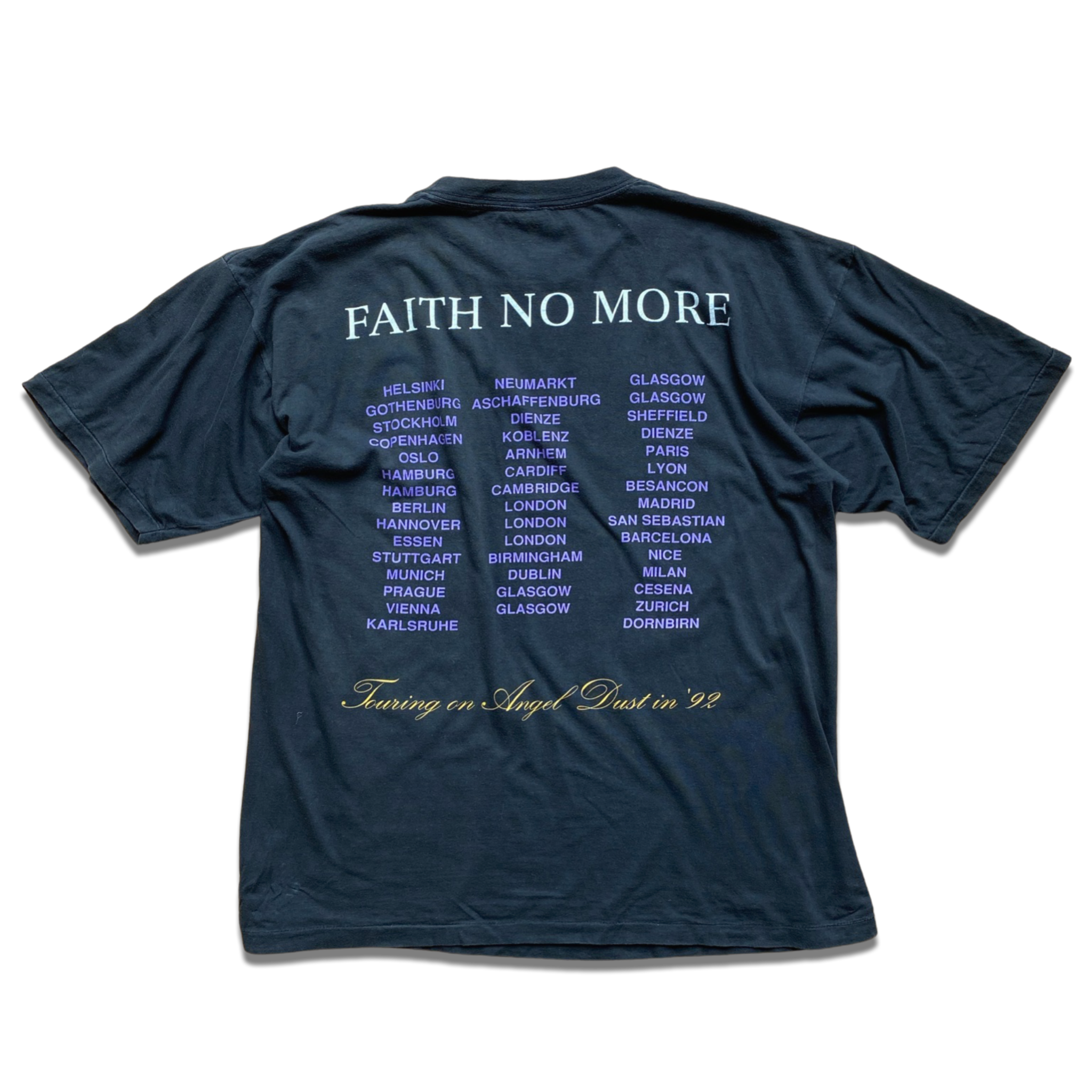 Vintage Faith No More 1992 Angel Dust Tour T-Shirt