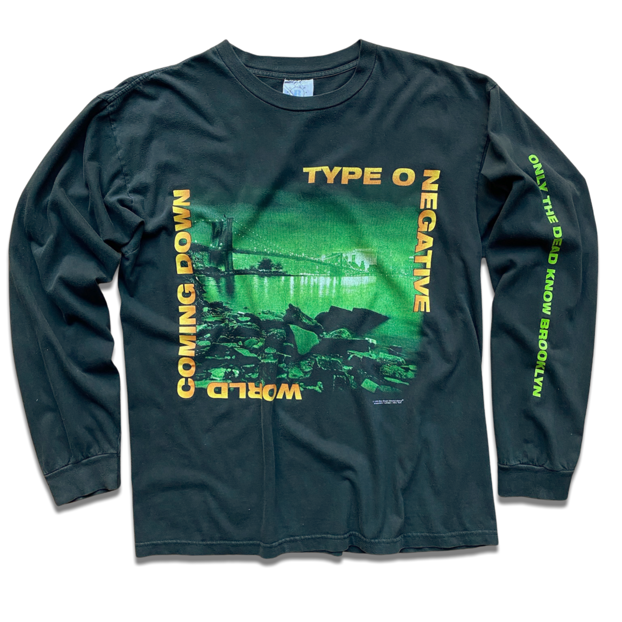 Vintage Type O Negative World Coming Down 1999 Long Sleeve