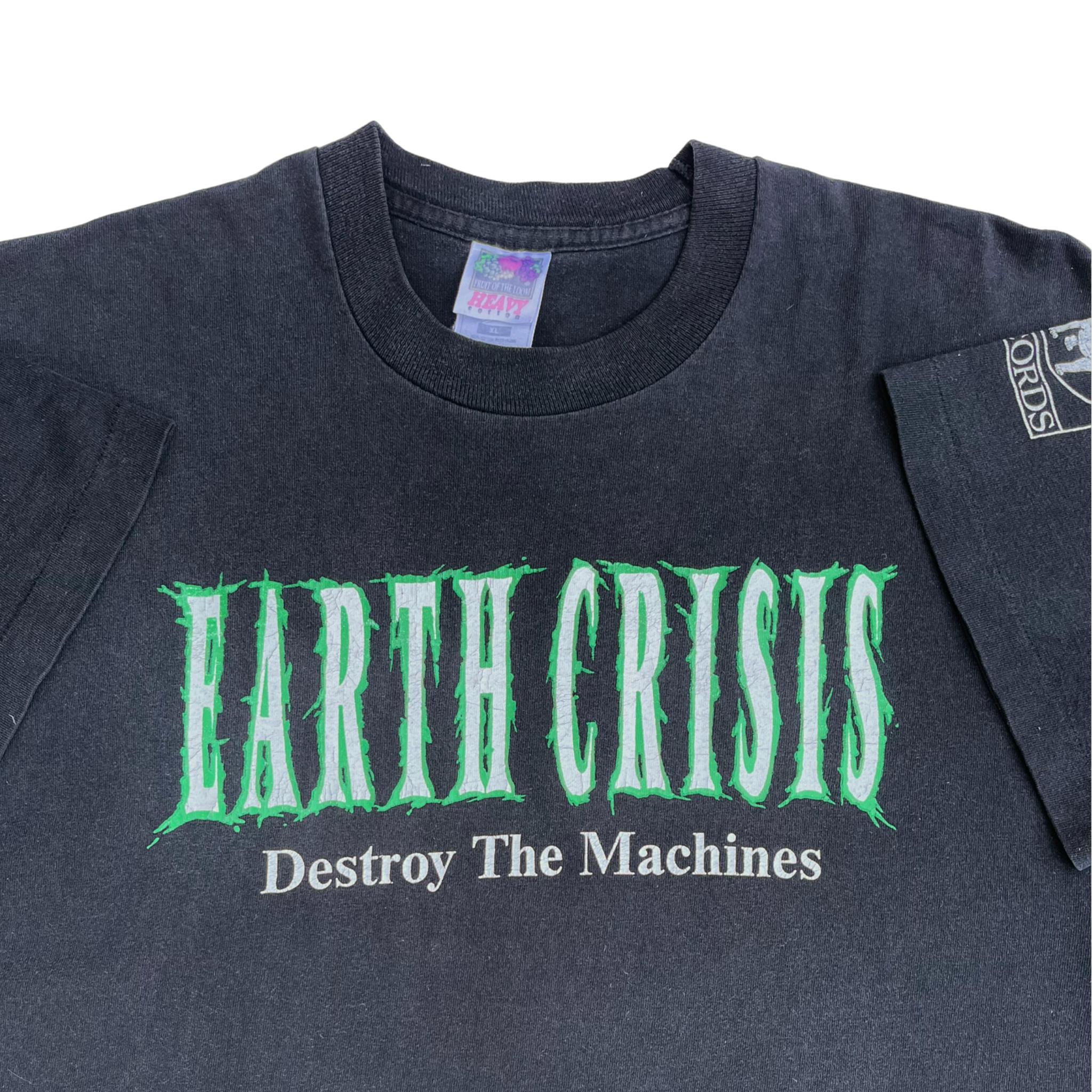 Vintage Earth Crisis Built Myself To Last 1994 T-Shirt – Fruit Of