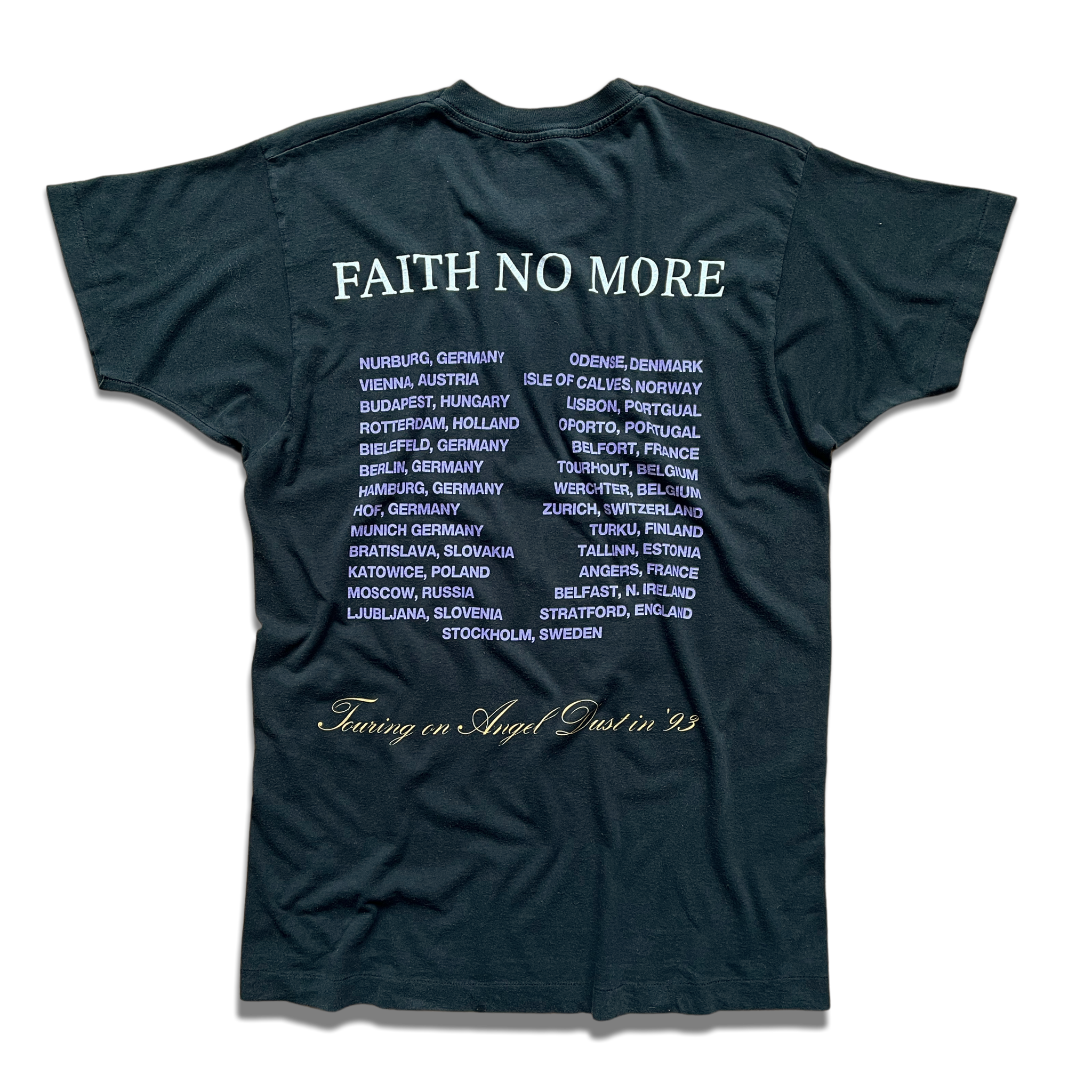 Vintage Faith No More 1992 Angel Dust Tour T-Shirt – Fruit Of The Doom